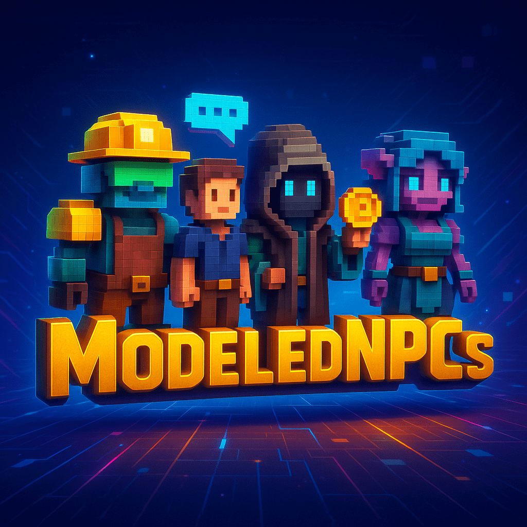 ModeledNPCs — quest NPCs, traders & dialogs